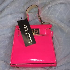Mini neon pink purse